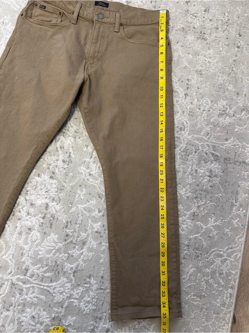 Men’s Polo Ralph Lauren Tan Straight Leg Pants Size 33x30